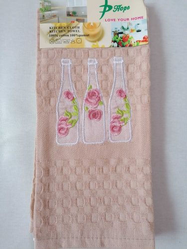 Konyharuha szett /2 db/, bézs-mályva