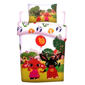   2 részes gyerek ágynemű szett 100x135 cm + 40x60 cm, Bing nyuszi