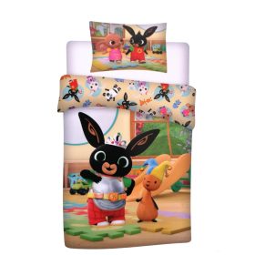   2 részes gyerek ágynemű szett 100x135 cm + 40x60 cm, Bing nyuszi