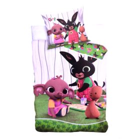   2 részes gyerek ágynemű szett 140x200 cm + 70x90 cm, Bing nyuszi