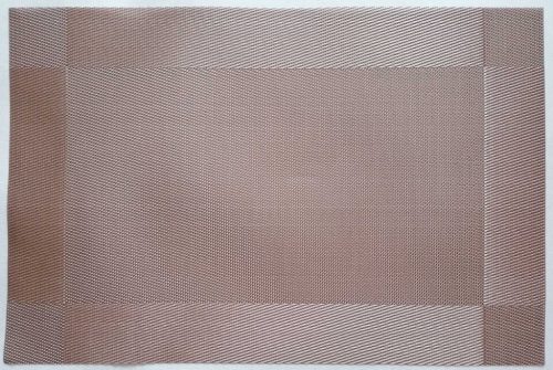 Téglalap alakú tányéralátét, barna