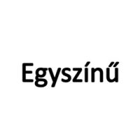 Egyszínű