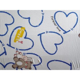 Gumis lepedő 70x140 cm, mintás