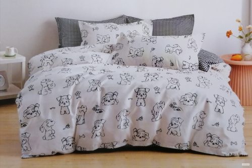 2 részes gyerek ágynemű szett, mintás