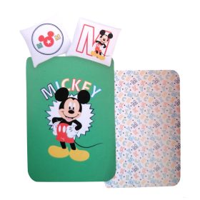   2 részes gyerek ágynemű szett 100x135 cm + 40x60 cm, Mickey egér