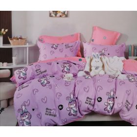 4 részes gyerek ágynemű szett, Nyuszis