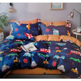 4 részes gyerek ágynemű szett, Járművek