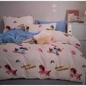 4 részes gyerek ágynemű szett, Kutyás