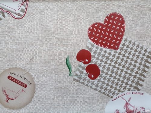Kis méretű asztalterítő, mintás